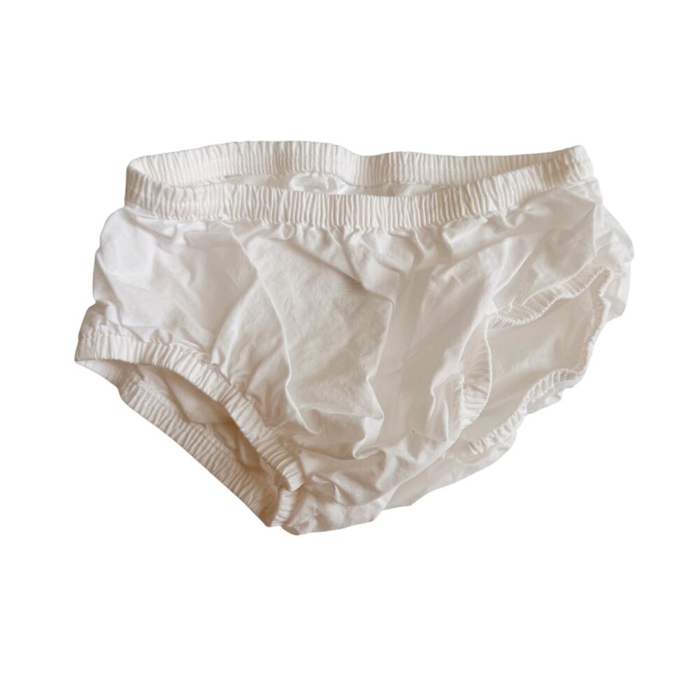 Carter's White Diaper Cover Bloomers - Baby 12 Months